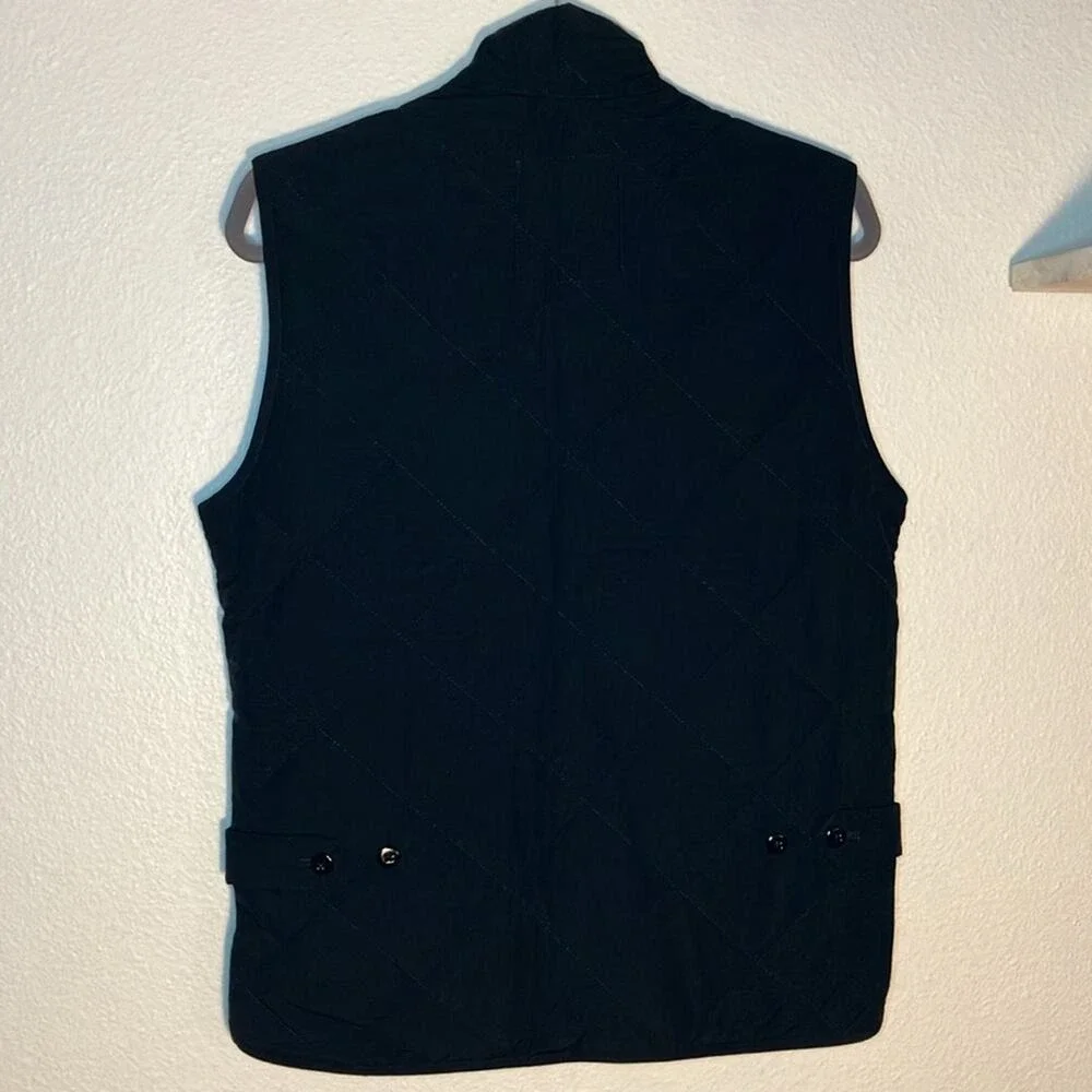 NWOT J Crew Men's Sussex Quilted Vest, Color‎ Black
